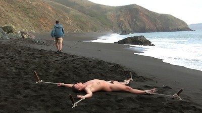 bdsm beach from Raw Black Gays